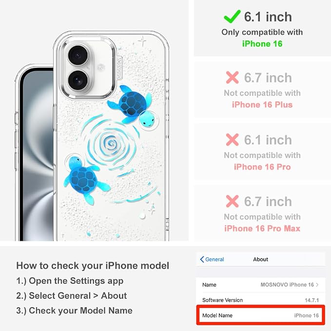 MOSNOVO Case for iPhone 16 - Image 2