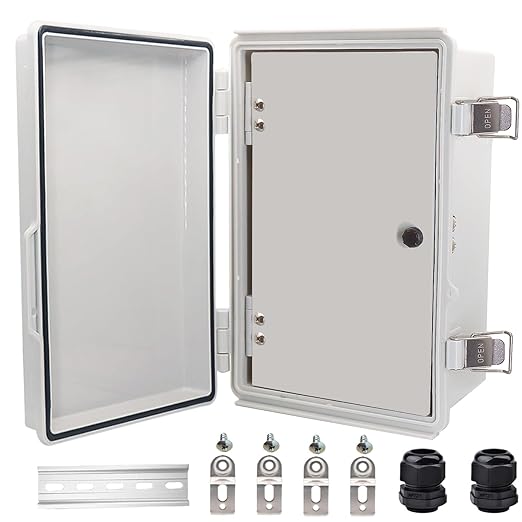 Waterproof Electrical Box with Mounting Plate, IP67 Junction Box Stainless by YETLEBOX