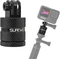 Aluminum 1/4 inch 20 Camera Tripod Adapter Mount, 360° Rotation 1/4"-20 by SKEZN