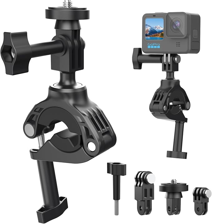 HONGDAK Camera Clamp Mount Bike Pole Motorcycle Handlebar Mounts Accessories by HONGDAK