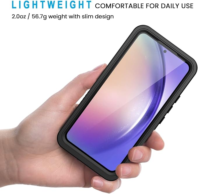 Lanhiem for Samsung Galaxy A54 5G Phone Case, IP68 Waterproof Dustproof - Image 2