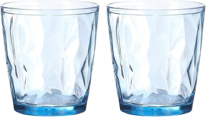uxcell 10oz Acrylic Drinking Glasses, Sky Blue by uxcell