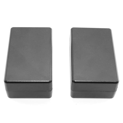 DGZZI Electrical Junction Box 4PCS Electric Plastic Black Waterproof Project - Image 2