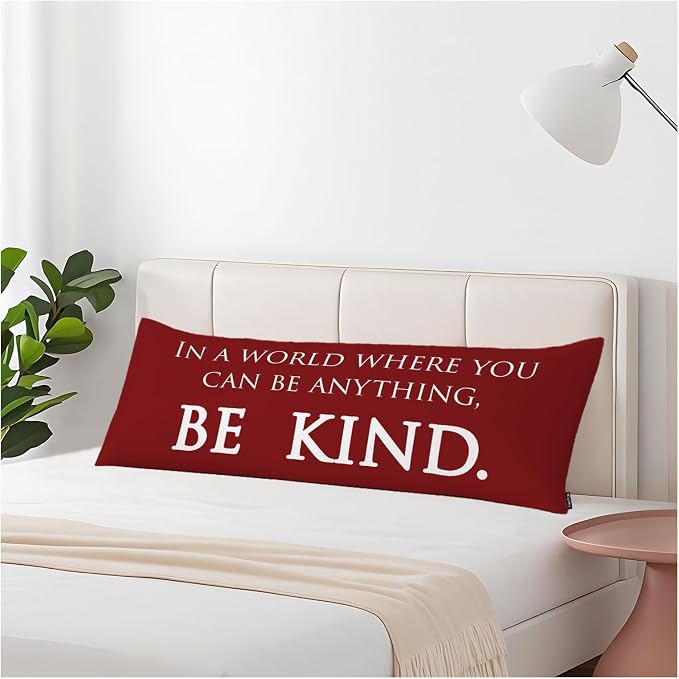 Inspirational Quotes Body Pillows Covers by Unknown