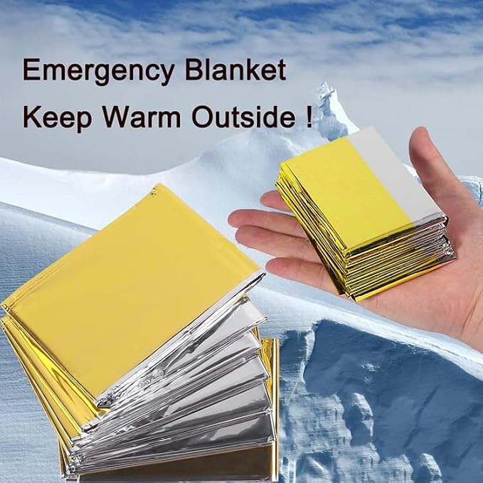 GALAXYLENSE Emergency Mylar Thermal Blanket - Image 4