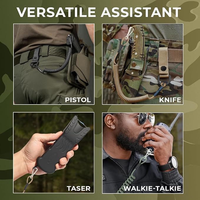 TECEUM Tactical Pistol Lanyard – 3+ Colors – Equipment Accessories - Image 4