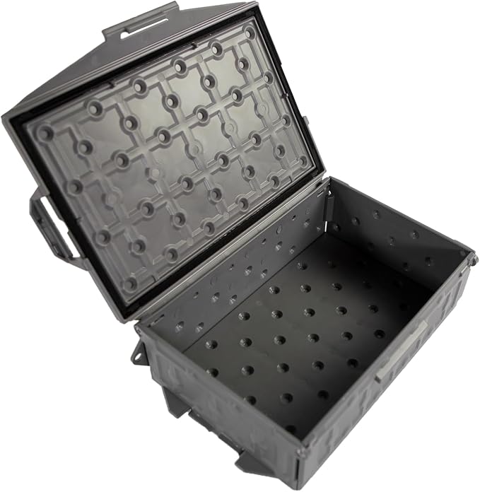 YakAttack TracPak Stackable Storage Box – Battleship Grey | Kayak Fishing Gear - Image 2