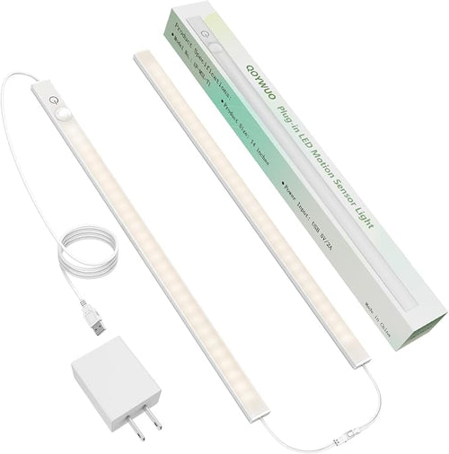 14" Slim USB Plug-in LED Motion Sensor Light Indoor, Bright & Dimmable Under by GreatLightingforGreatLife