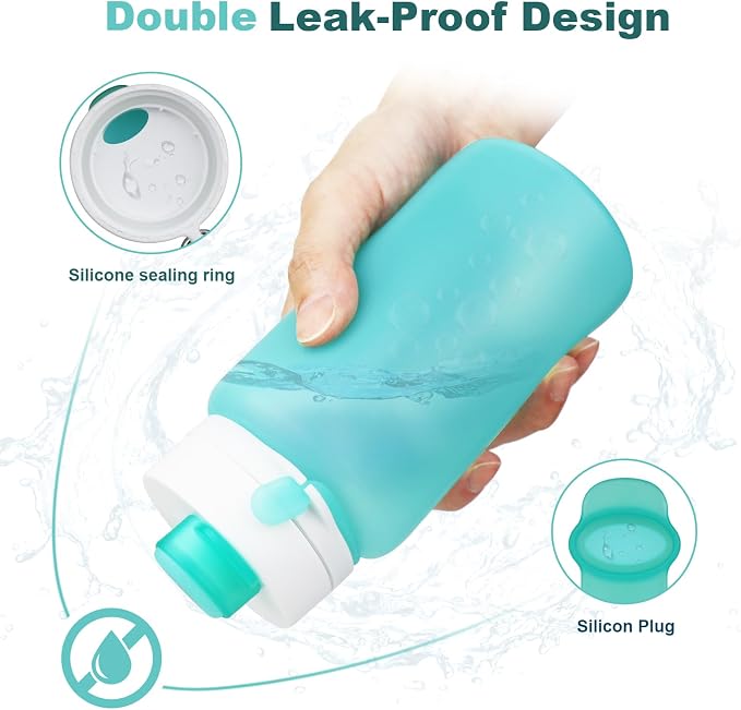 PLTCAT Collapsible Foldable BPA Free Reusable Lightweight Leak-Proof Travel - Image 4