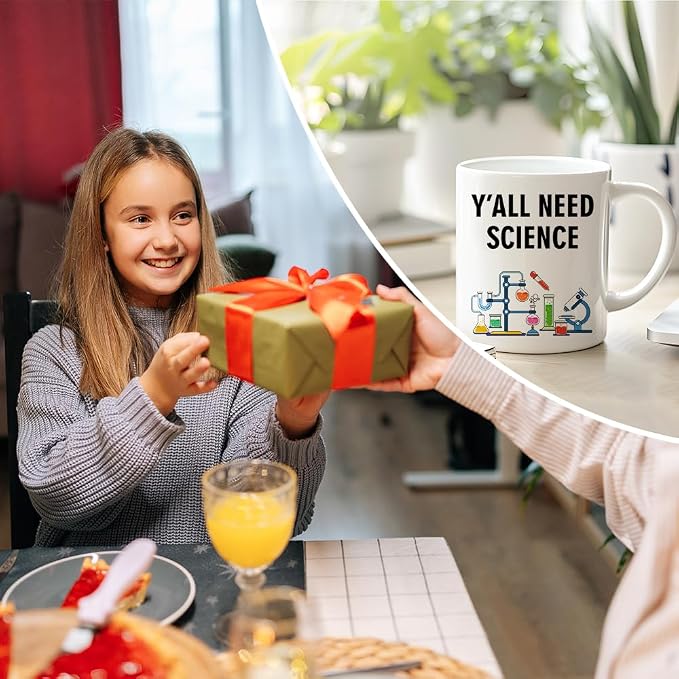 RZHV Y All Need Science Funny Scientist Coffee Mug, Sciences Nerd Mug, - Image 6