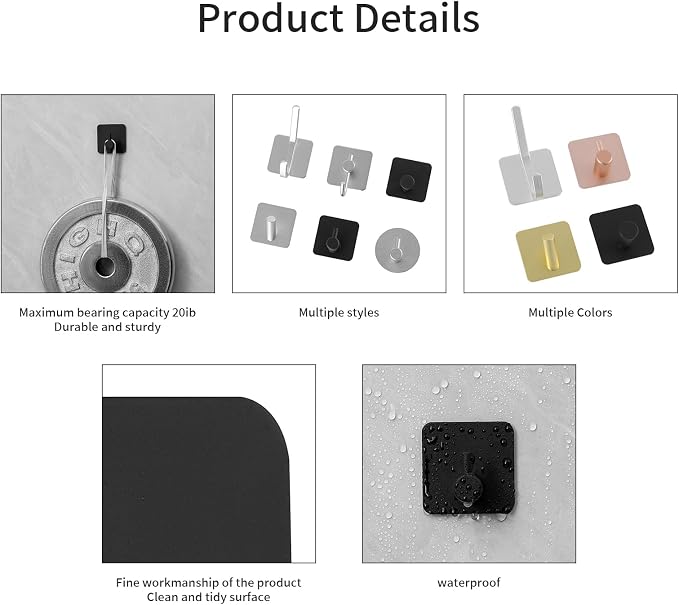 Paoli Heavy Duty Self Adhesive Hooks - Image 5