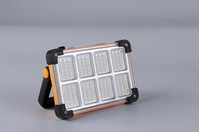 120W Solar Rechargeable Work Light, 144 LED 10000LM Portable Flood Light - Image 8