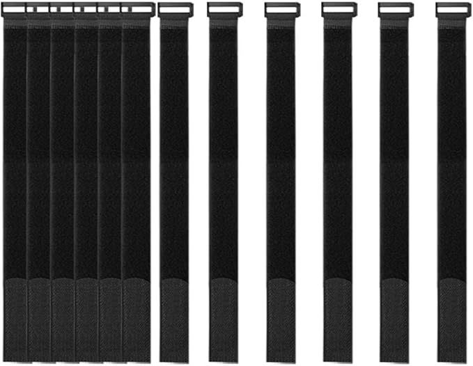 YiwerDer 1 x 18" Hook and Loop Reusable Fastening Nylon Cable Securing Straps by YiwerDer