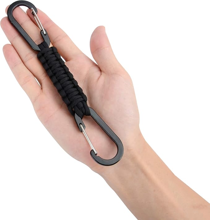 EOTW Paracord Keychain for Men Women Paracord Carabiner Backpack Keychain - Image 3