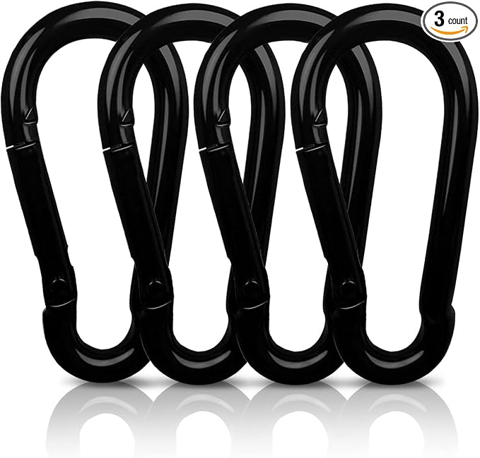 AUTMATCH Carabiner Clips, 4 Pack by AUTMATCH