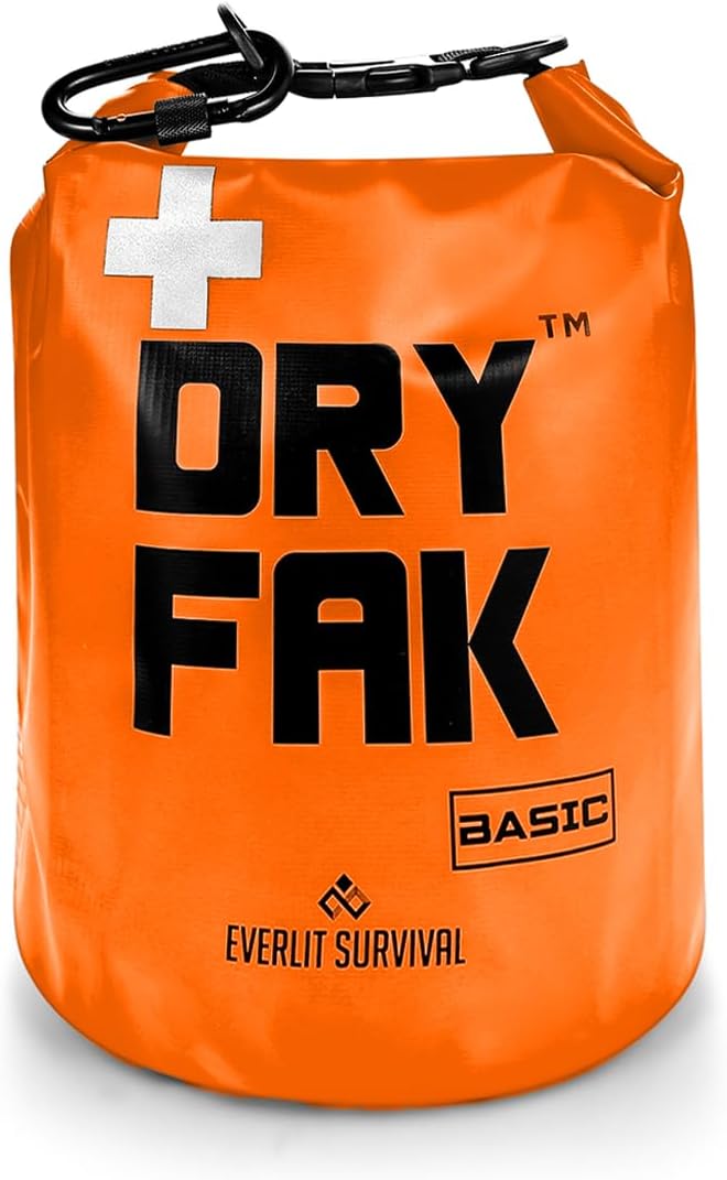 EVERLIT 290 Pc Waterproof First Aid Kit Dry FAK Medical Kit Emergency Survival by EVERLITSURVIVAL