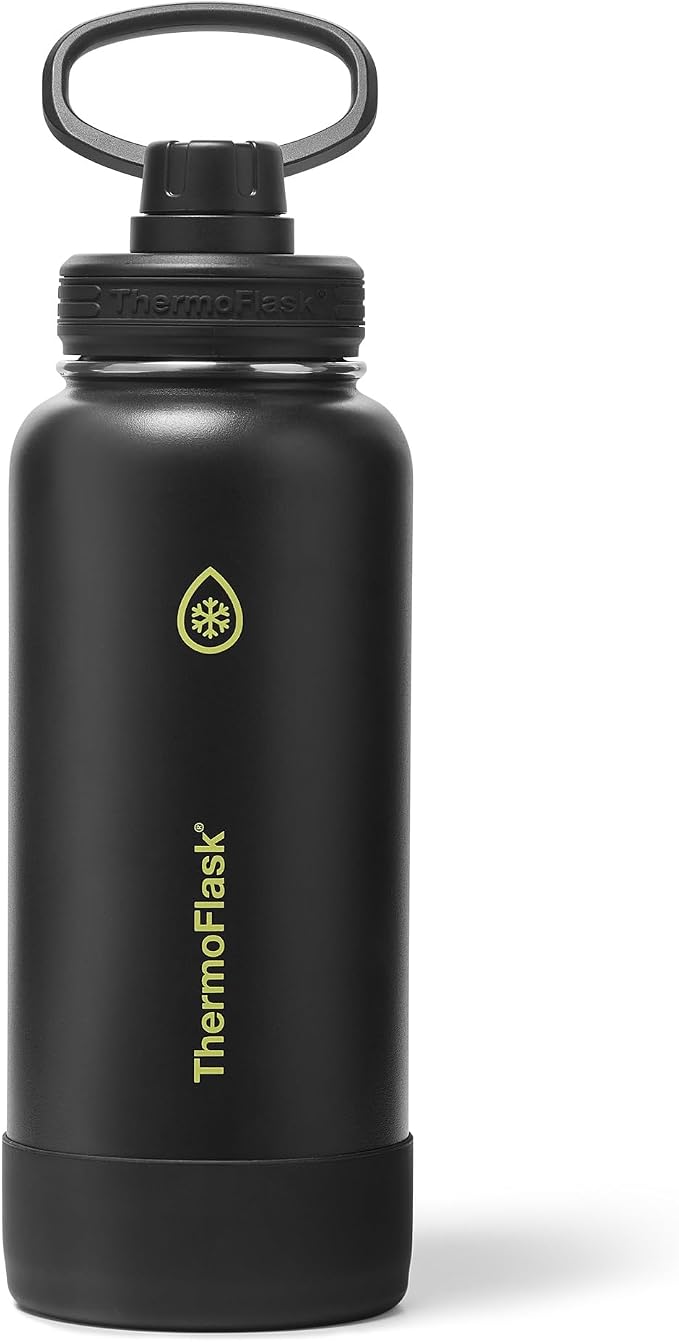 ThermoFlask 32 oz Double Wall Vacuum Insulated Stainless Steel Water Bottle by ThermoFlask