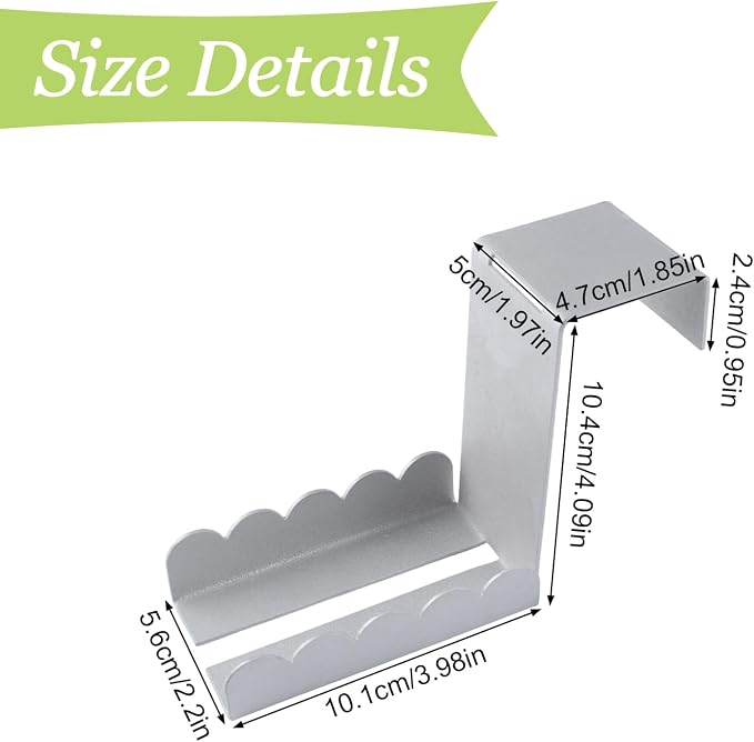 Double-Sided Over Door Coat Rack - Image 2
