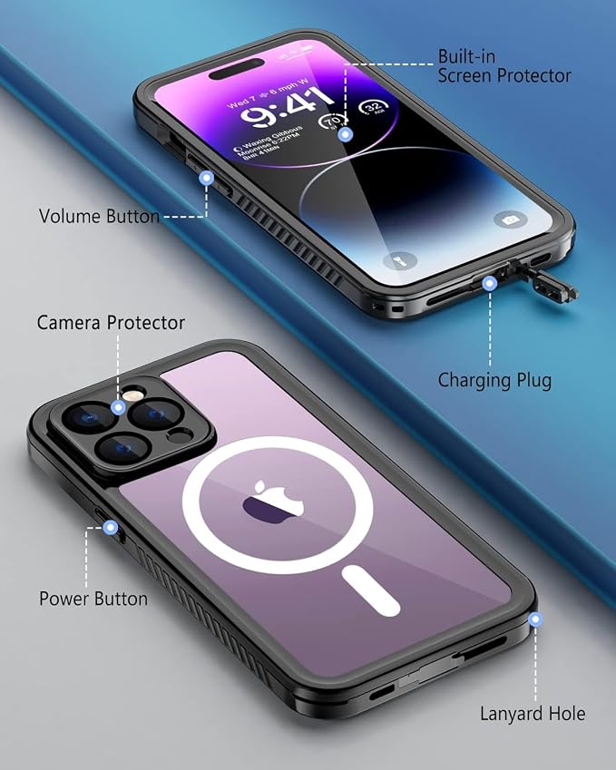 Beeasy for iPhone 14 Pro Max Waterproof Case - Image 7