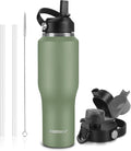 40oz Water Bottle with Powder Coated, Fit in Any Car Cup Holder, Water Bottle by ABOTOCUP