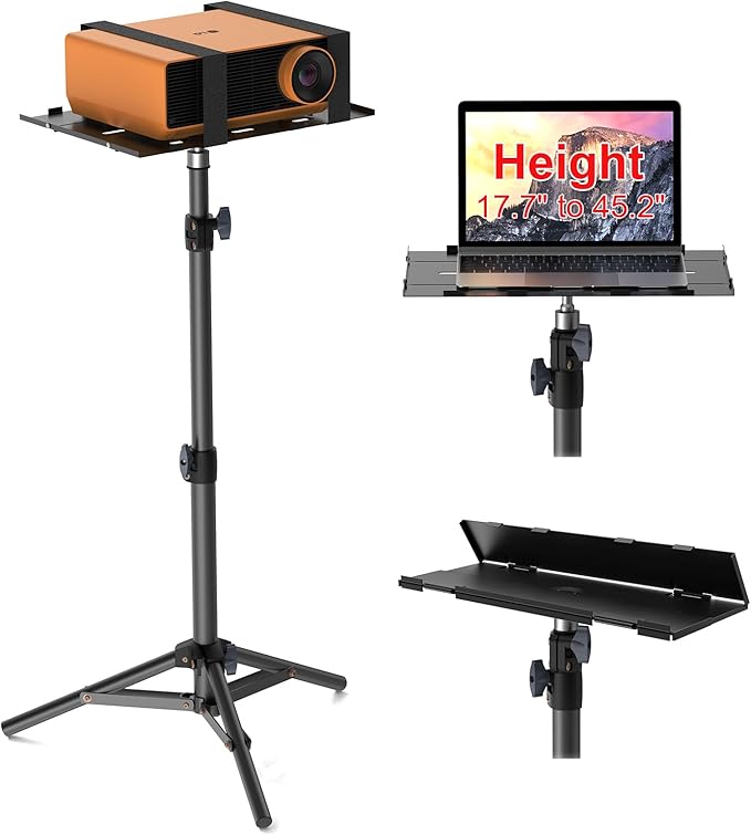 Projector Stand Tripod, Laptop Tripod Stand, Foldable Portable Projector Floor by LEORFI