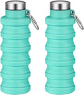 Collapsible Water Bottles, 16oz Capacity Portable Reusable Silicone Water Bottle by Unknown