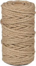 PerkHomy 4mm Jute Rope 120 Feet Twisted Heavy Duty and Thick Twine Rope by PerkHomy