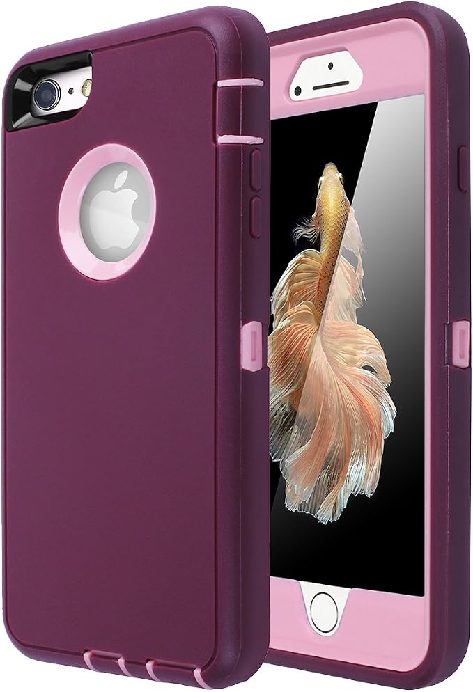 AICase iPhone 6/6S Case, Heavy Duty 3 in 1 Rugged Shockproof Cover by AICase