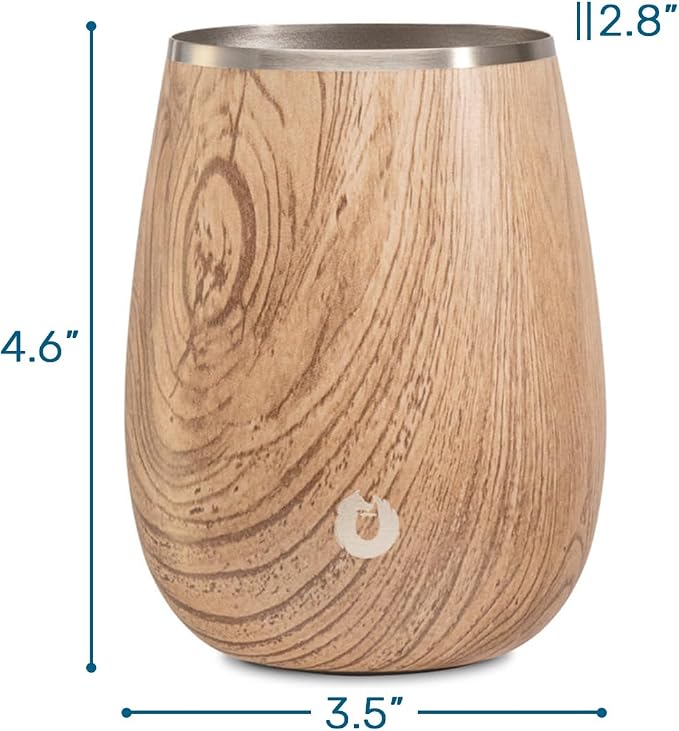 SNOWFOX Premium Vacuum Insulated Stainless Steel Grand Pinot Wine Glass - Image 2
