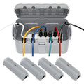 RESTMO 5-Piece Outdoor Waterproof Electrical Box Set – 12.5" x 8.5" x 5" Large by Restmo