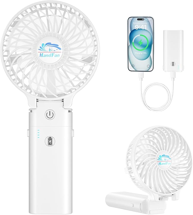 HandFan 5200mAh Portable Handheld Fan by HandFan