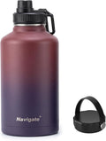 Navigate 64 oz Insulated Stainless Steel Sports Water Bottle by Navigate