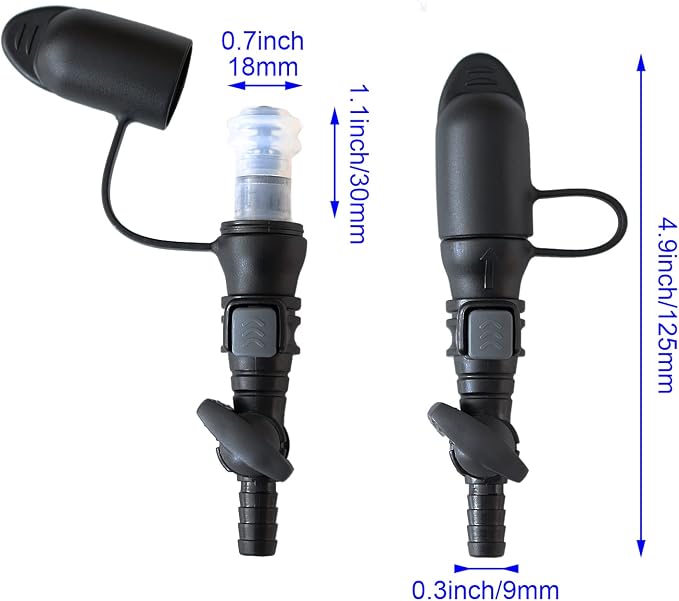 Hydration Bladder Bite Valve Replacement Mouthpiece Fit - Image 2