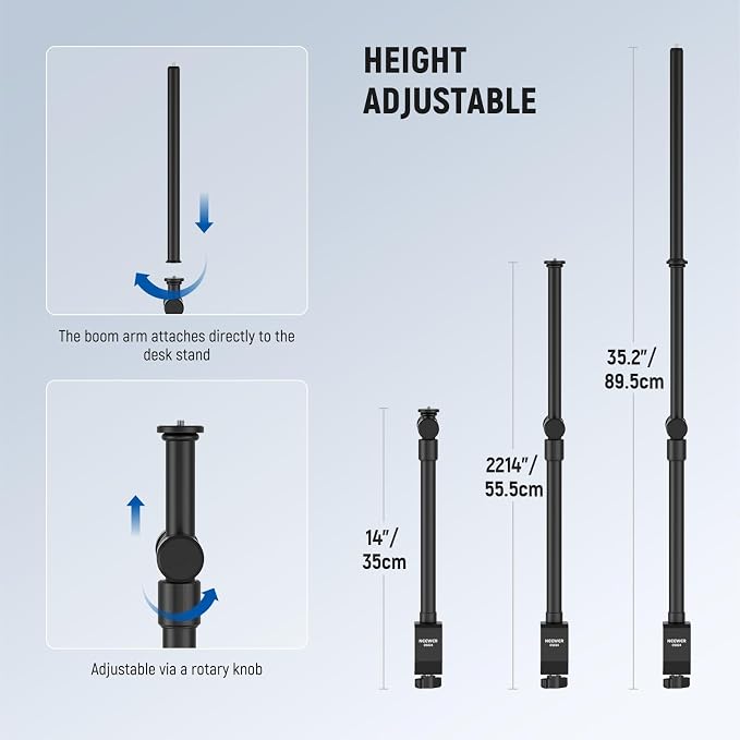NEEWER Overhead Camera Desk Mount - Image 2