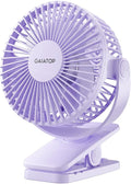 Gaiatop Portable Clip on Fan Battery Operated, Small Powerful 3 Speed Quiet by GAIATOP