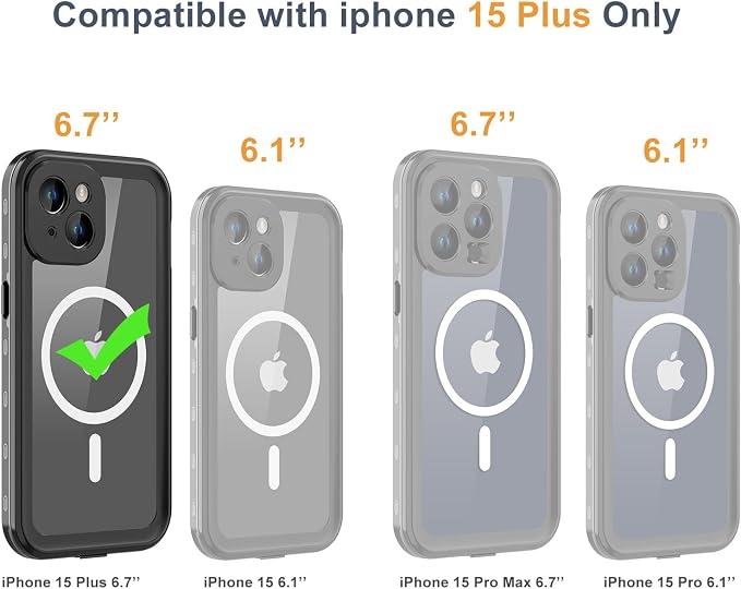 for iPhone 15 Plus Case Waterproof | Shockproof Dust Proof Phone Case Cover - Image 2