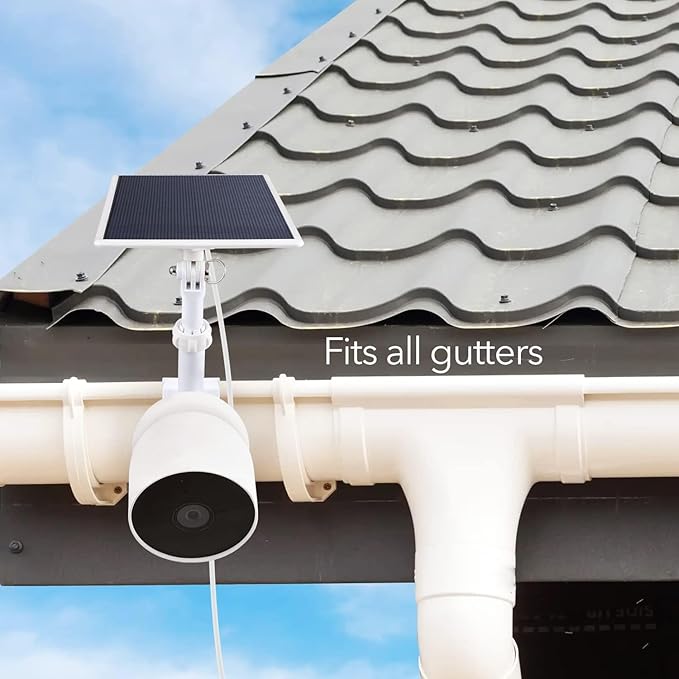 Wasserstein Gutter Mount for Google Nest Cam & Solar Panel - Image 5