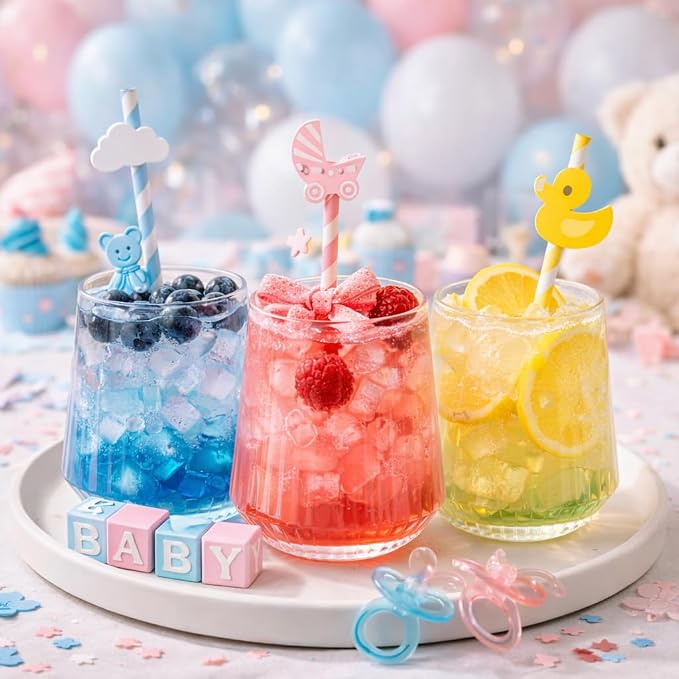 40 count 12 Ounce Ribbed Cups Origami Unbreakable Stemless Plastic Wine - Image 9