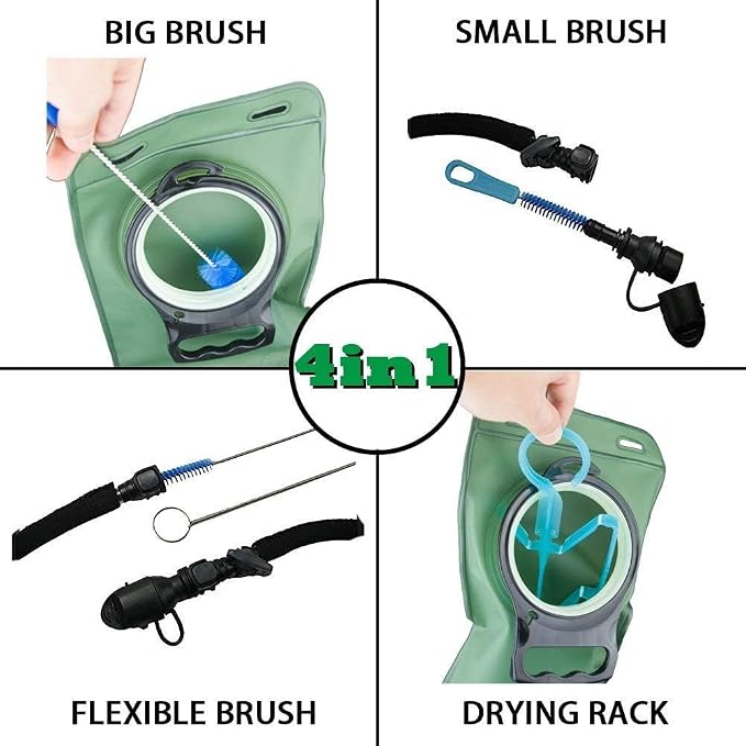 WACOOL 3L 3Liter 100oz BPA Free EVA Hydration Pack Bladder, Leak-Proof Water - Image 7