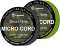 Micro Paracord, 2 Pack 1.18mm x 100ft Thin Mini Utility Braided Small Paracord by Legowitoutdoor