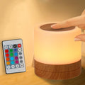 Nursery Night Light for Kids, USB Rechargeable Small Desk Lamp, 13 RGB Colors & by Unknown