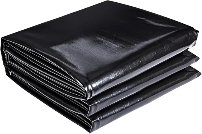ToLanbbt Pond Liner 10 FT x 15 FT HDPE Pond Liners, 20 Mil UV Resistant by ToLanbbt