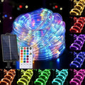 XEWEA Solar Rope Lights Outdoor, 16Colors 66LED 39Ft String Light by XEWEA