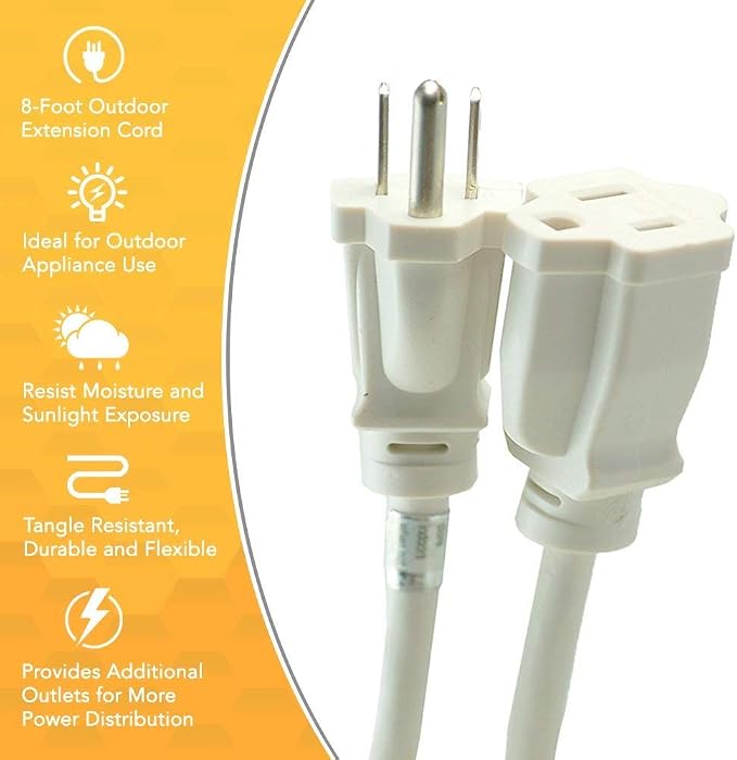 Woods 277563 Outdoor Extension Power Block; Weatherproof - Image 3