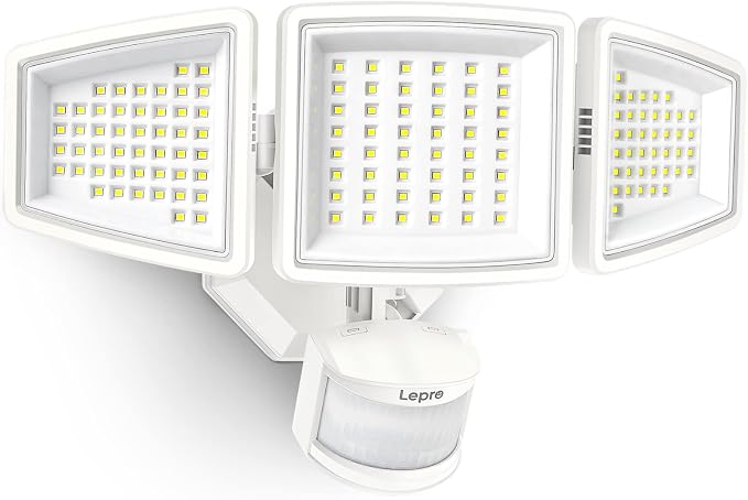 Lepro LED Security Lights, Outdoor Motion Sensor Light, Flood Lights by Lepro