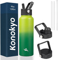 Konokyo 40oz Insulated Water Bottle Stainless Steel Sport Bottles by Konokyo