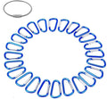 STURME 2" Aluminum D Ring Carabiners Clip D Shape Spring Loaded Gate Small by STURME