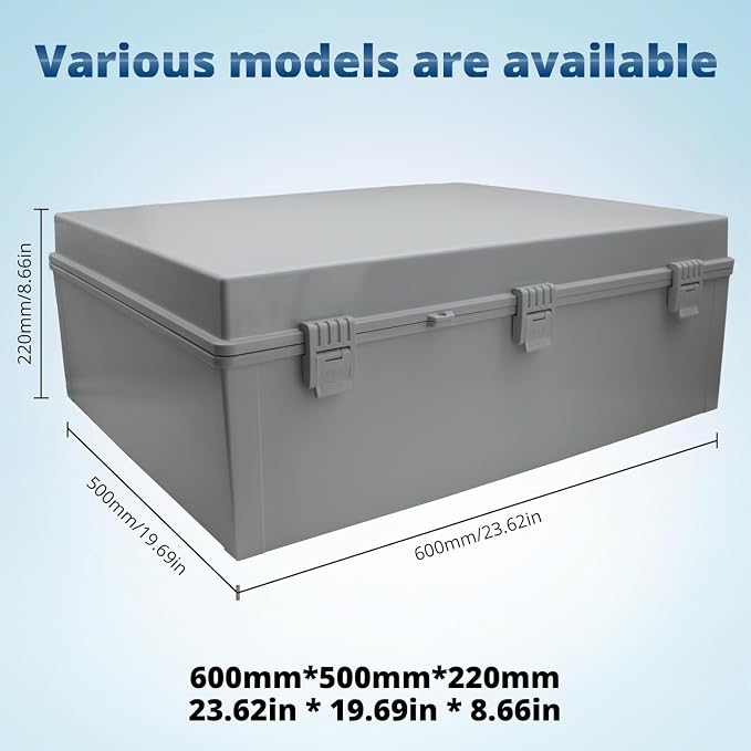 MAKERELE Large Junction Box Waterproof Plastic IP67 Vented Outdoor Enclosure - Image 4
