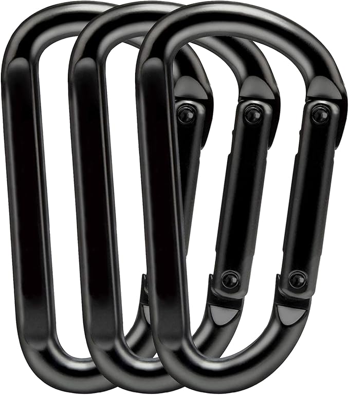 EZYA Heavy Duty Carabiner Clips, 860lbs by EZYA