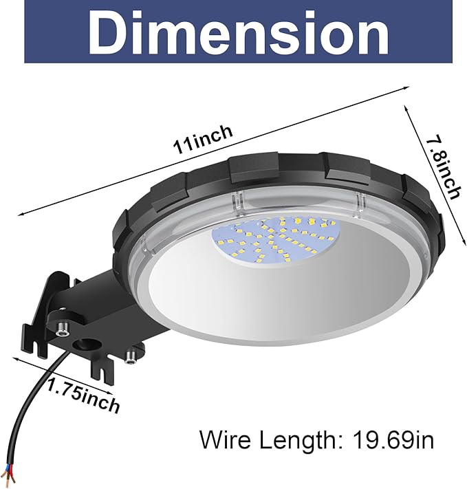 Karjoefar LED Barn Light, Dusk to Dawn Outdoor Lighting - Image 5